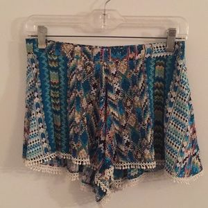 Flowy tribal shorts